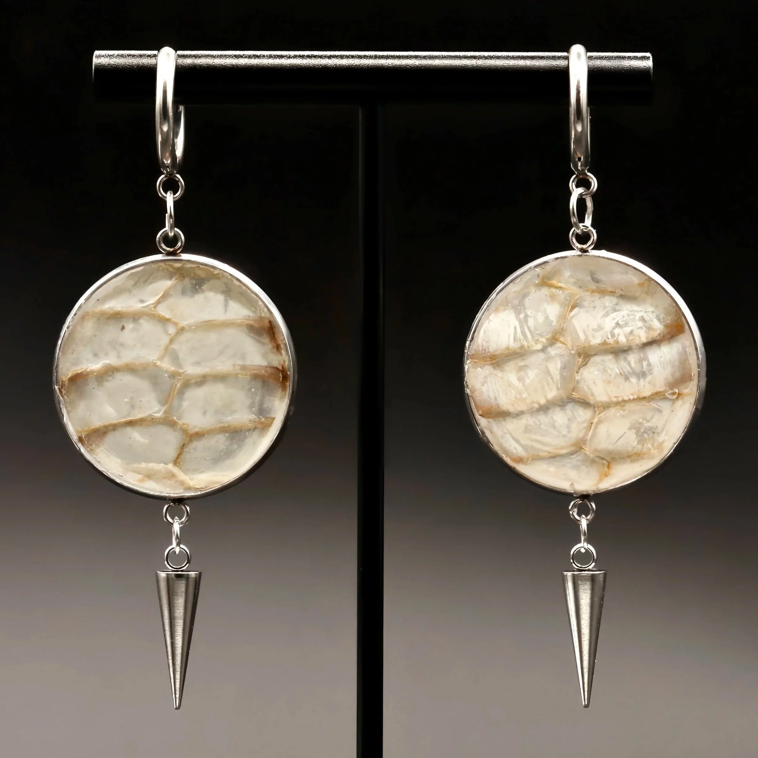 Snake Ventral Shed Earrings