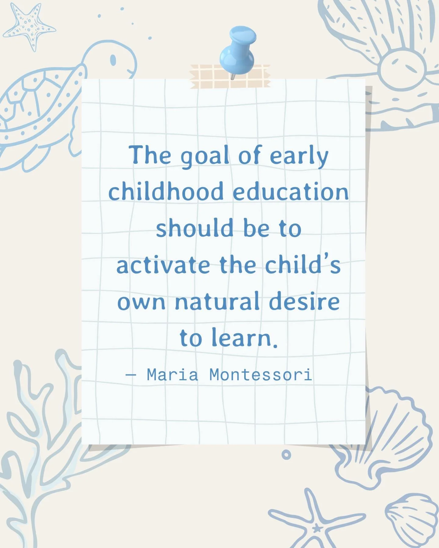 The philosophy that shapes everything we do 🌱 A few words from Maria Montessori that continue to guide how children learn, grow, and thrive.

🌿 Brief History of Maria Montessori
Maria Montessori (1870&ndash;1952) was an Italian physician and educat