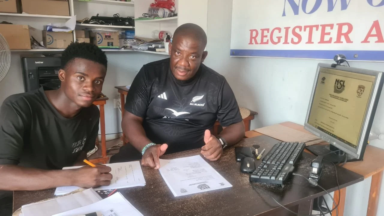 Player signs a contract