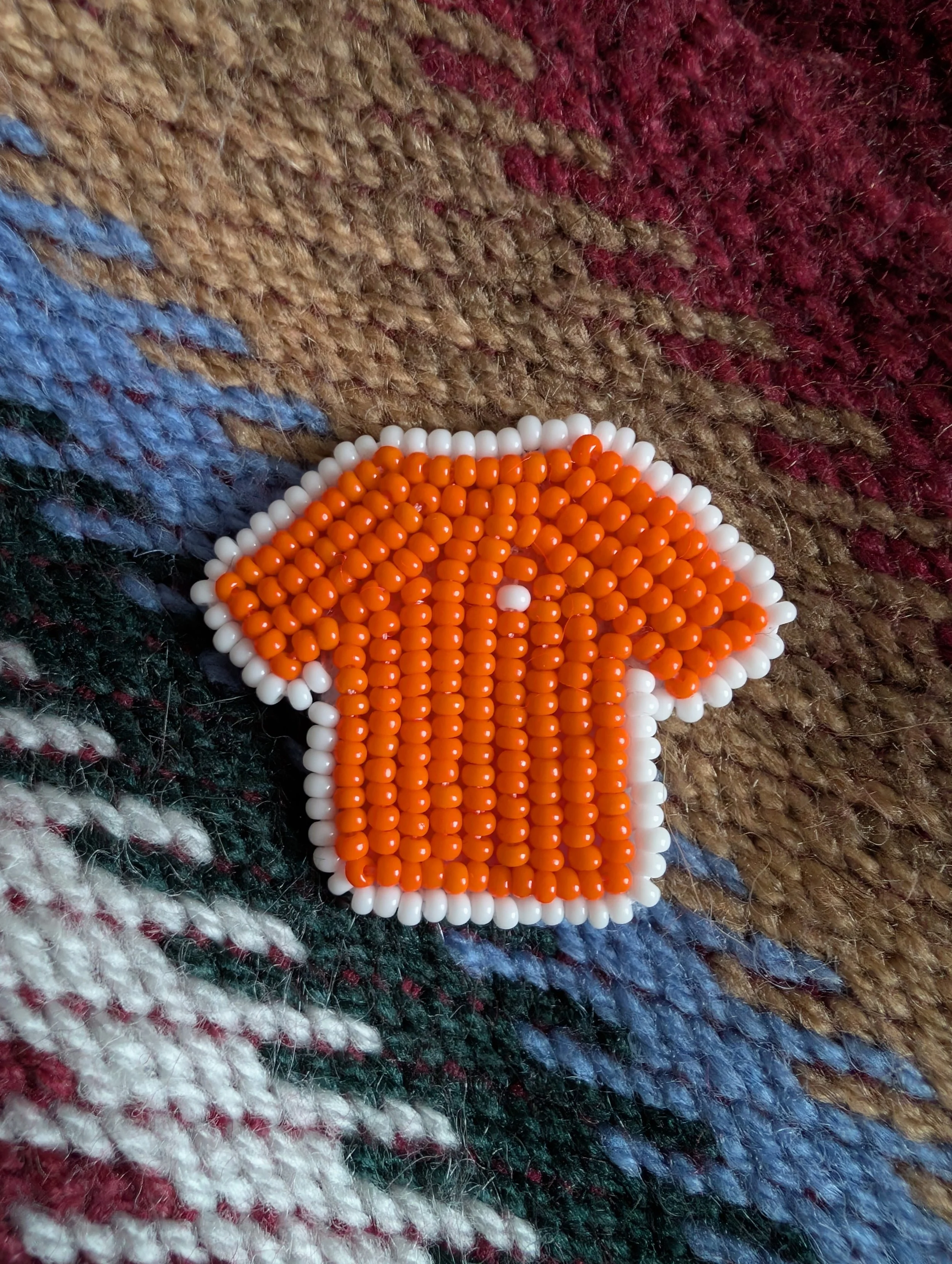 Orange T-shirt Pin