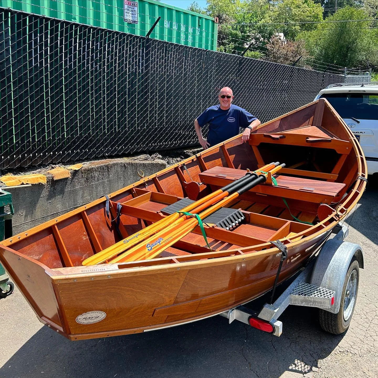 One more out the door! Thanks to @sethpnw for picking up his 17&rsquo;x54&rdquo; drift boat. 

#woodboat
#woodboats
#driftboat
#driftboats
#woodendory
#wooddriftboat
#wooddriftboats
#woodendriftboat
#boatbuilder
#boatbuilders
#rogueriver
#deschutesri