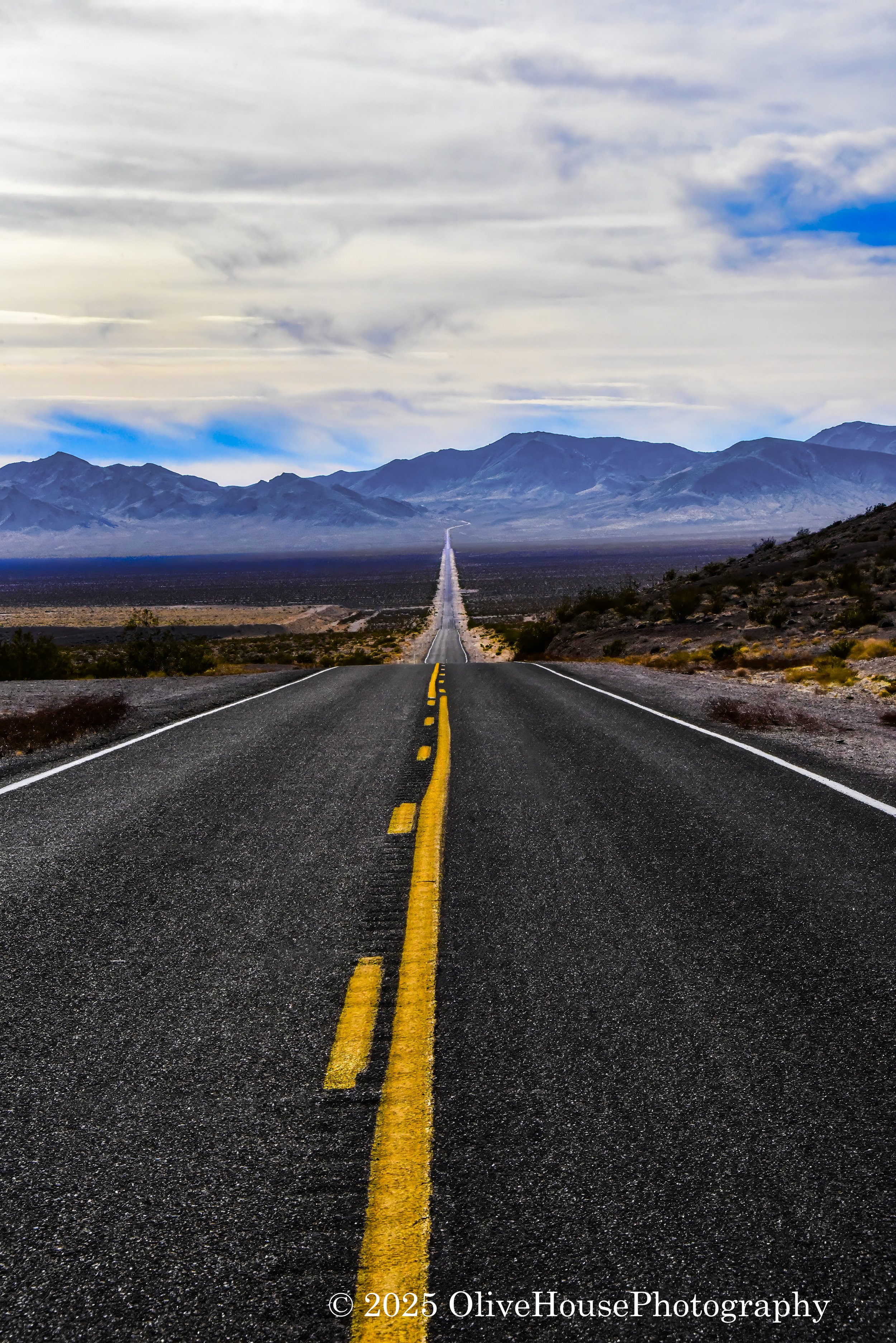 Death Valley road