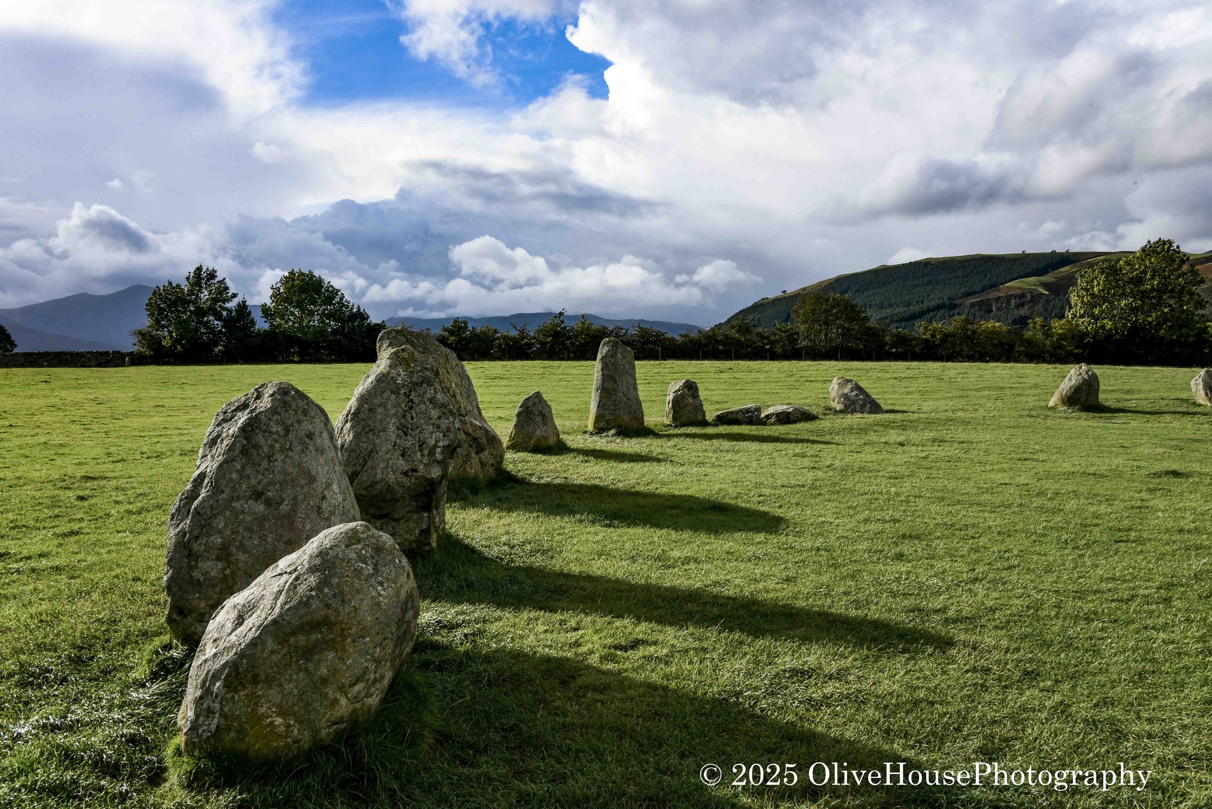 Older than Stonehenge, Castlerigg Stone Circle near Keswick in the  Lake District,England
