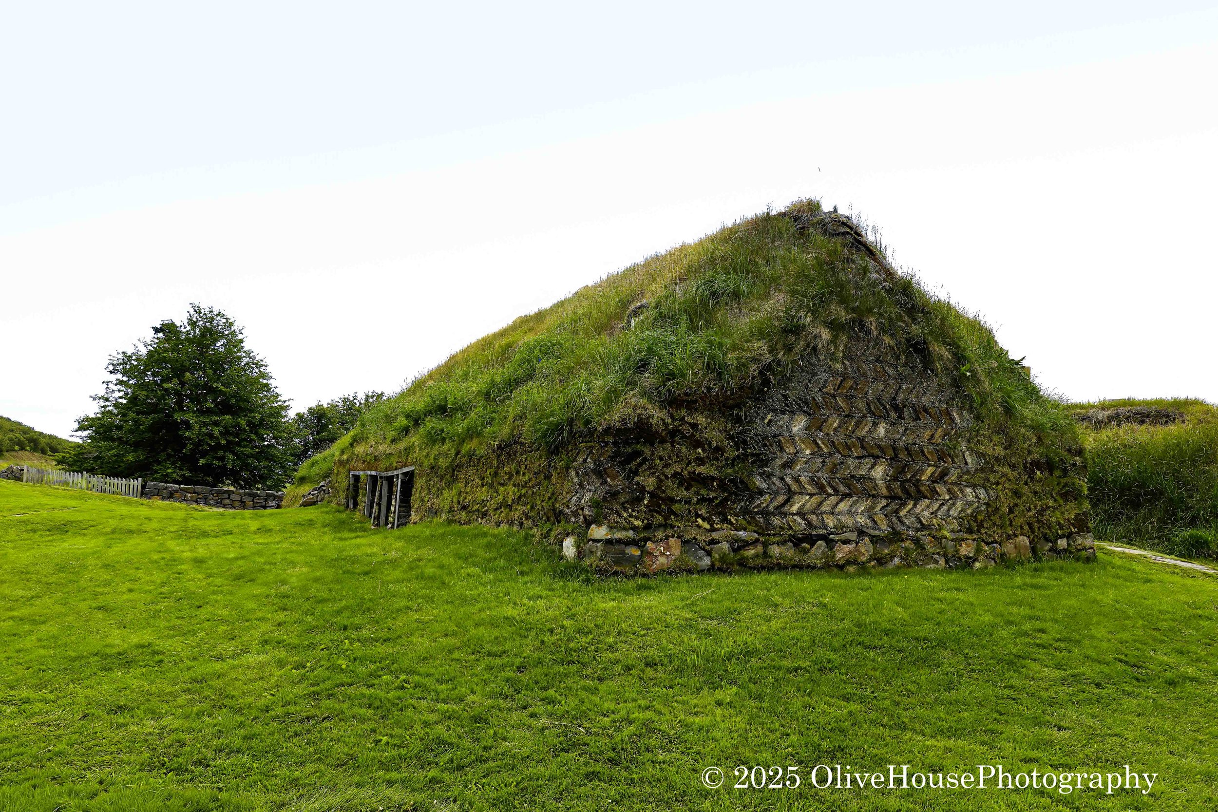 Traditional turf home in Akureyri, Iceland