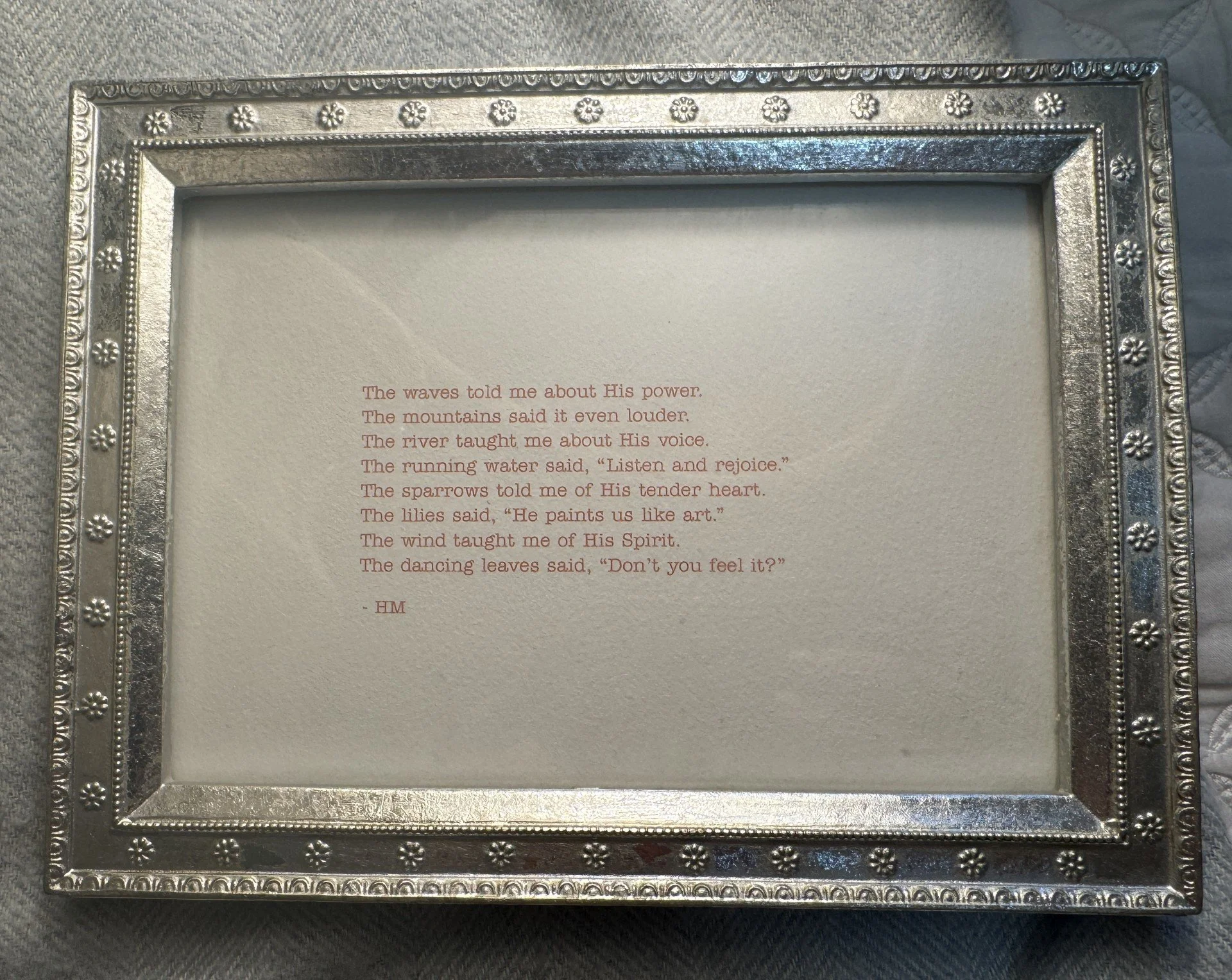 "Don't You Feel It?"