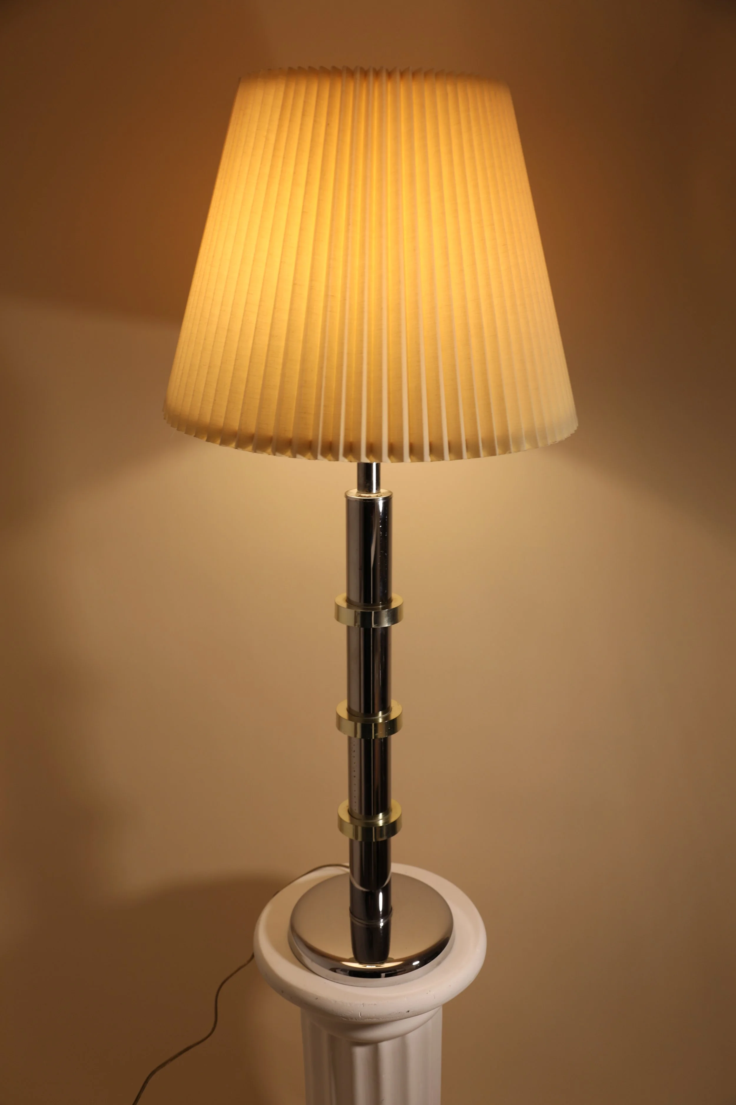 Postmodern Chrome Table Lamp