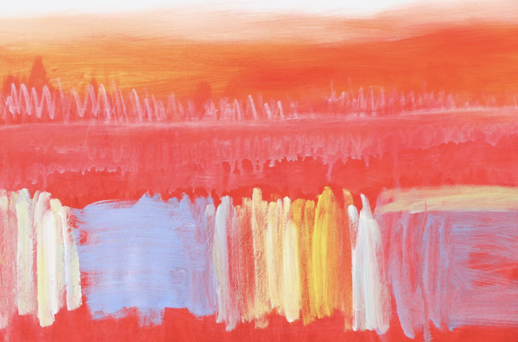 Saul Gefen Abstract Acrylic Painting, 2025