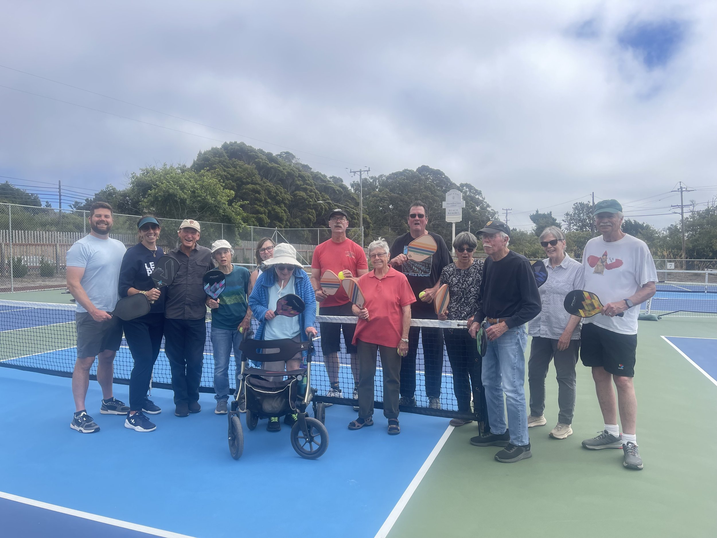 Parkinson's Pickleball class photo