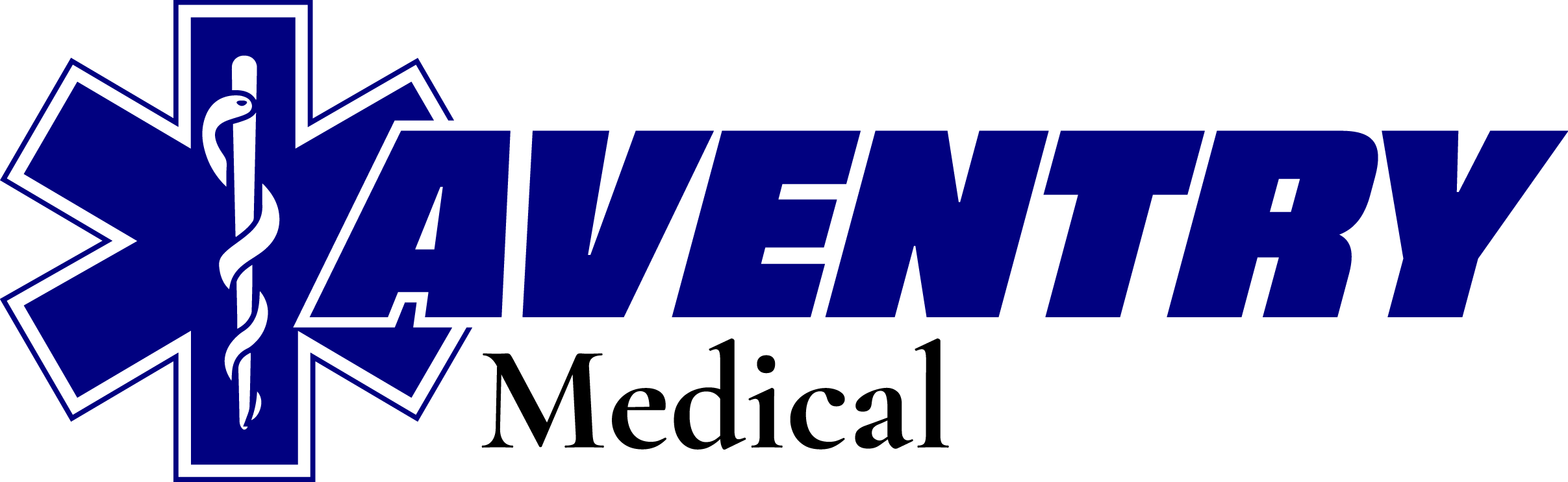 The Aventry Medical logo with the star of life symbol.