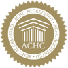 Gold seal with ACHC accreditation logo and text.