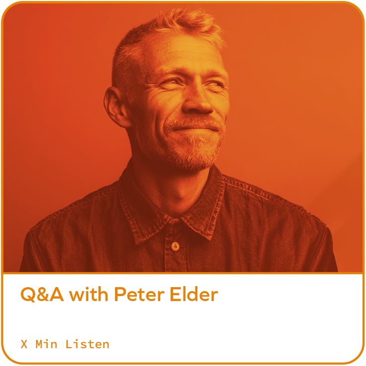 Q&amp;A with Peter Elder