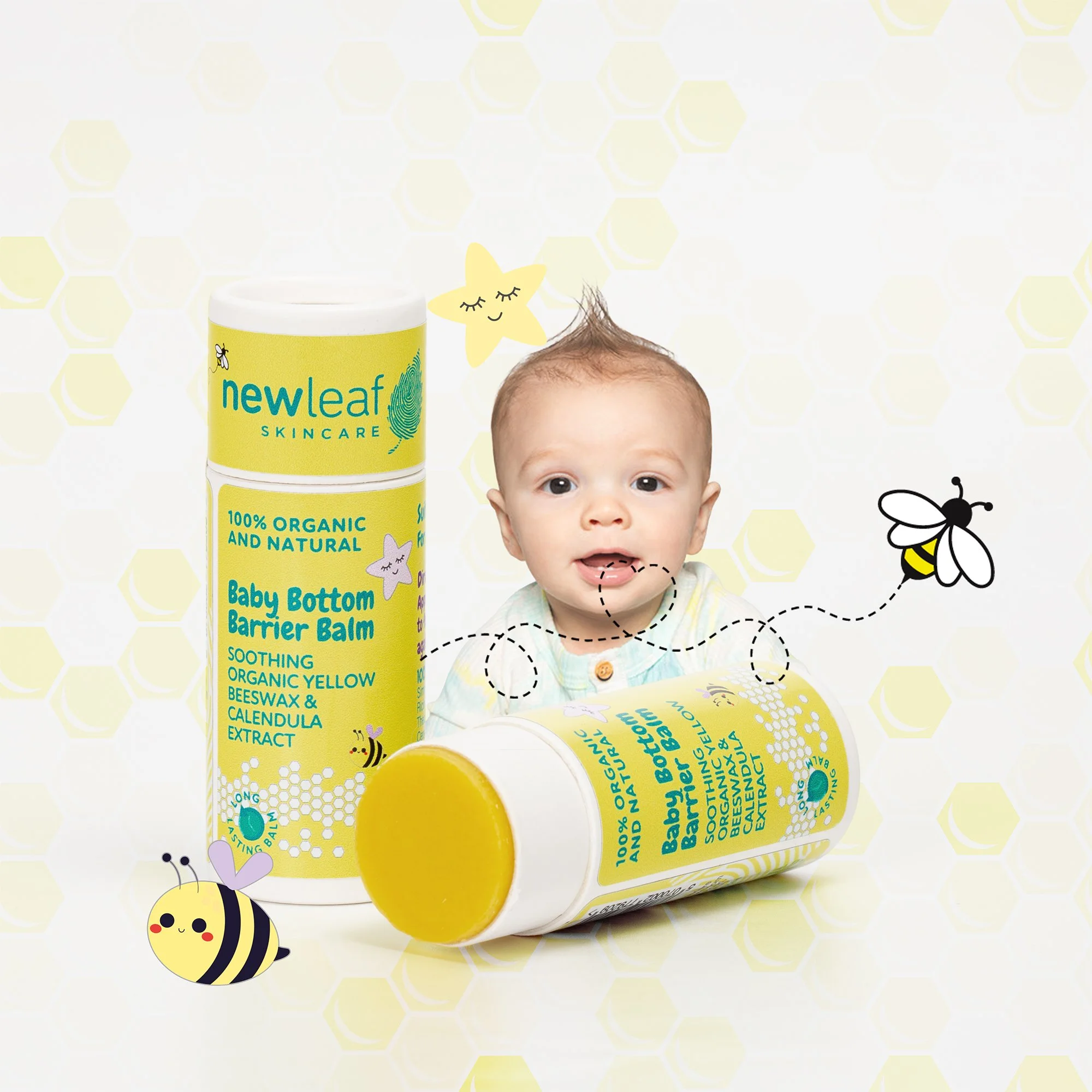 Organic Baby Bottom Barrier Balm 35ml