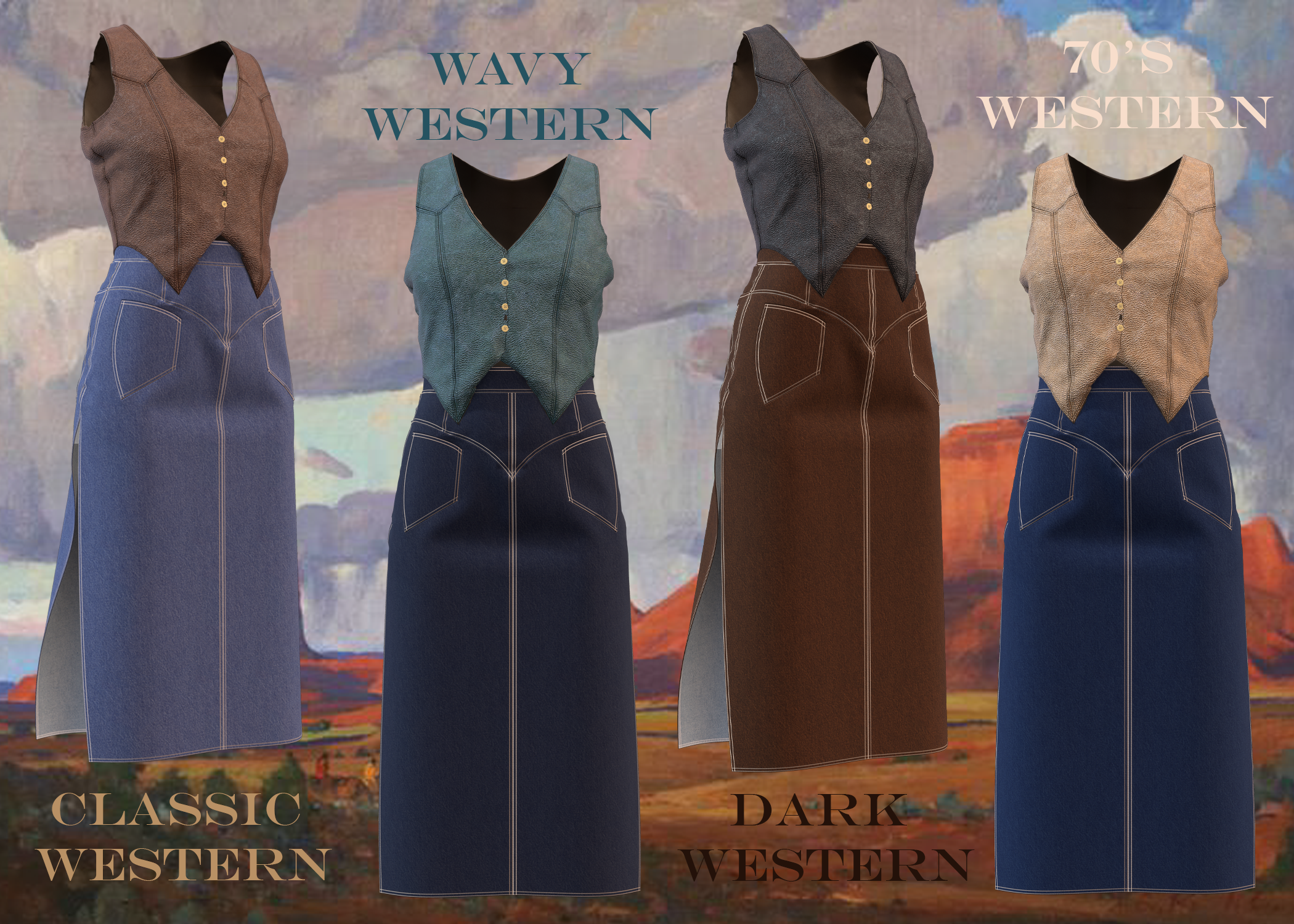 Brady, Madeleine Rendering Skirt and Top Board.png