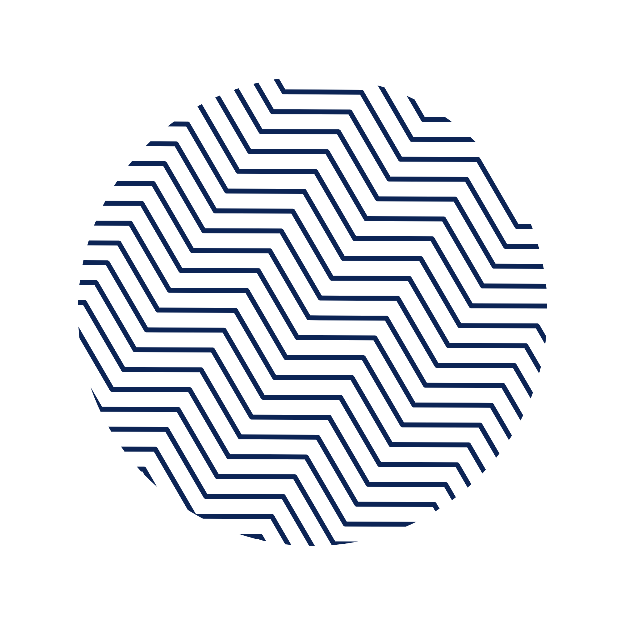 Her Money House Graphic Blue lined circle