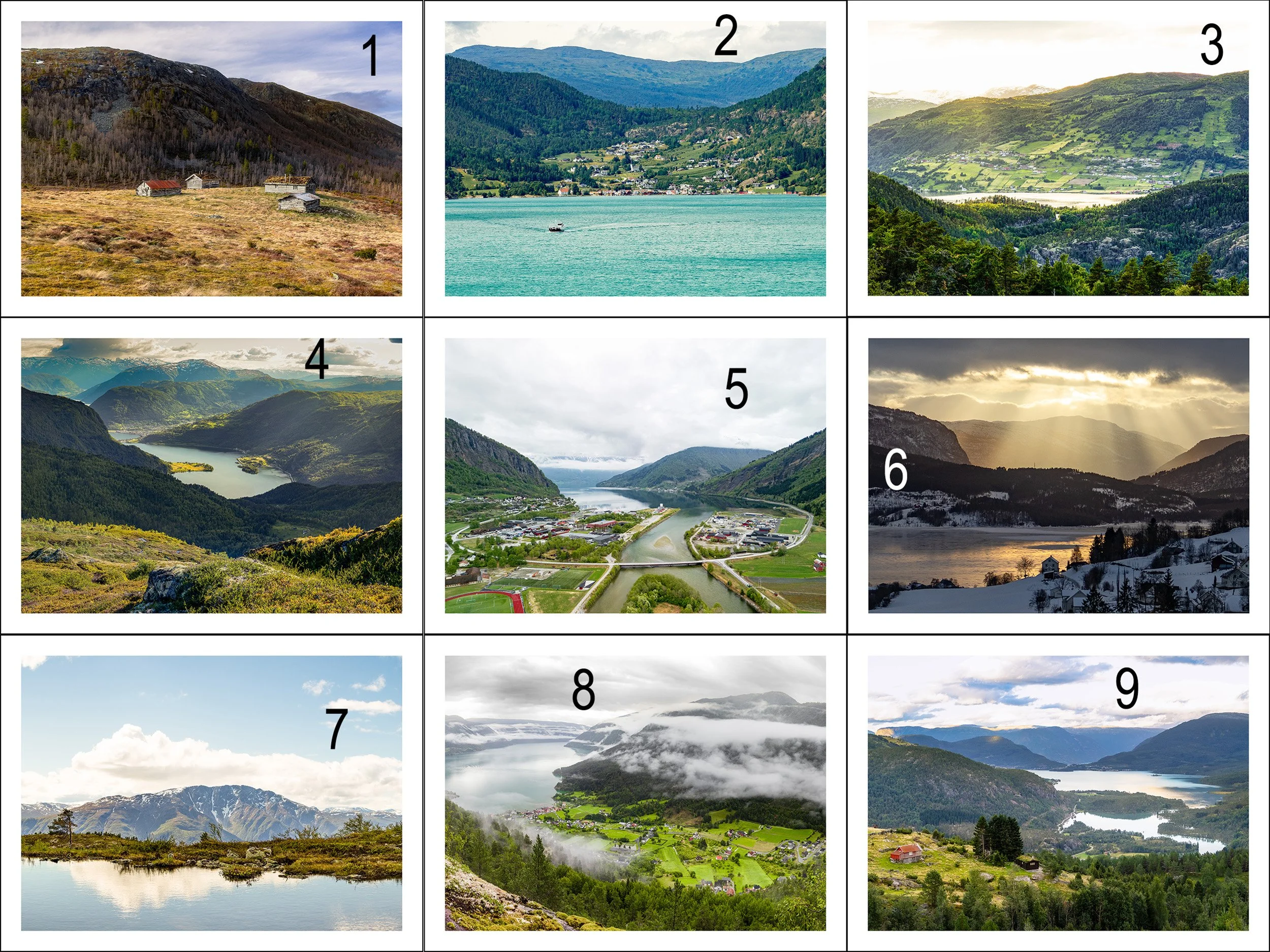 30x40 Valnøtt Ramme Diverse