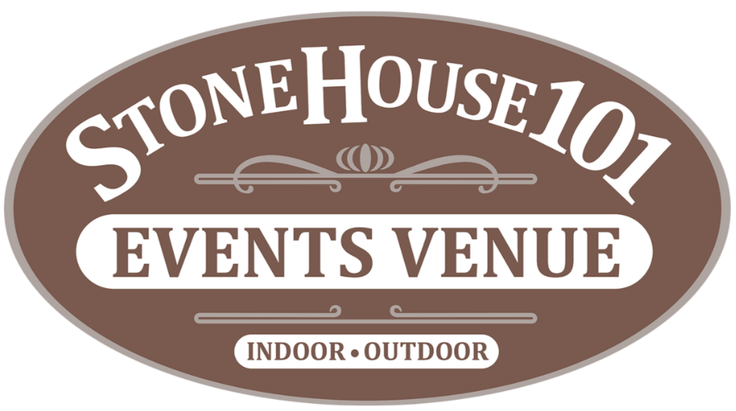 StoneHouse101 Indoor/Outdoor Events Venue logo. Nestled in the heart of historic downtown Roslyn, Washington, StoneHouse101 is the perfect intimate setting for any style event near Cle Elum, Washington.