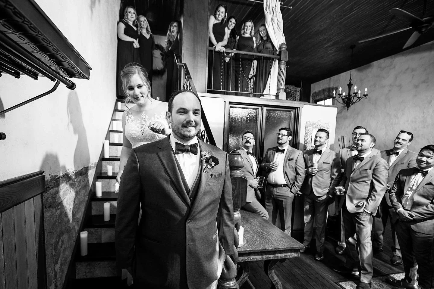 An image of groomsman getting ready at StoneHouse101. StoneHouse101 is an intimate indoor outdoor events venue in Roslyn, Washington, hosting weddings, birthdays, anniversaries, and more near Cle Elum, WA.