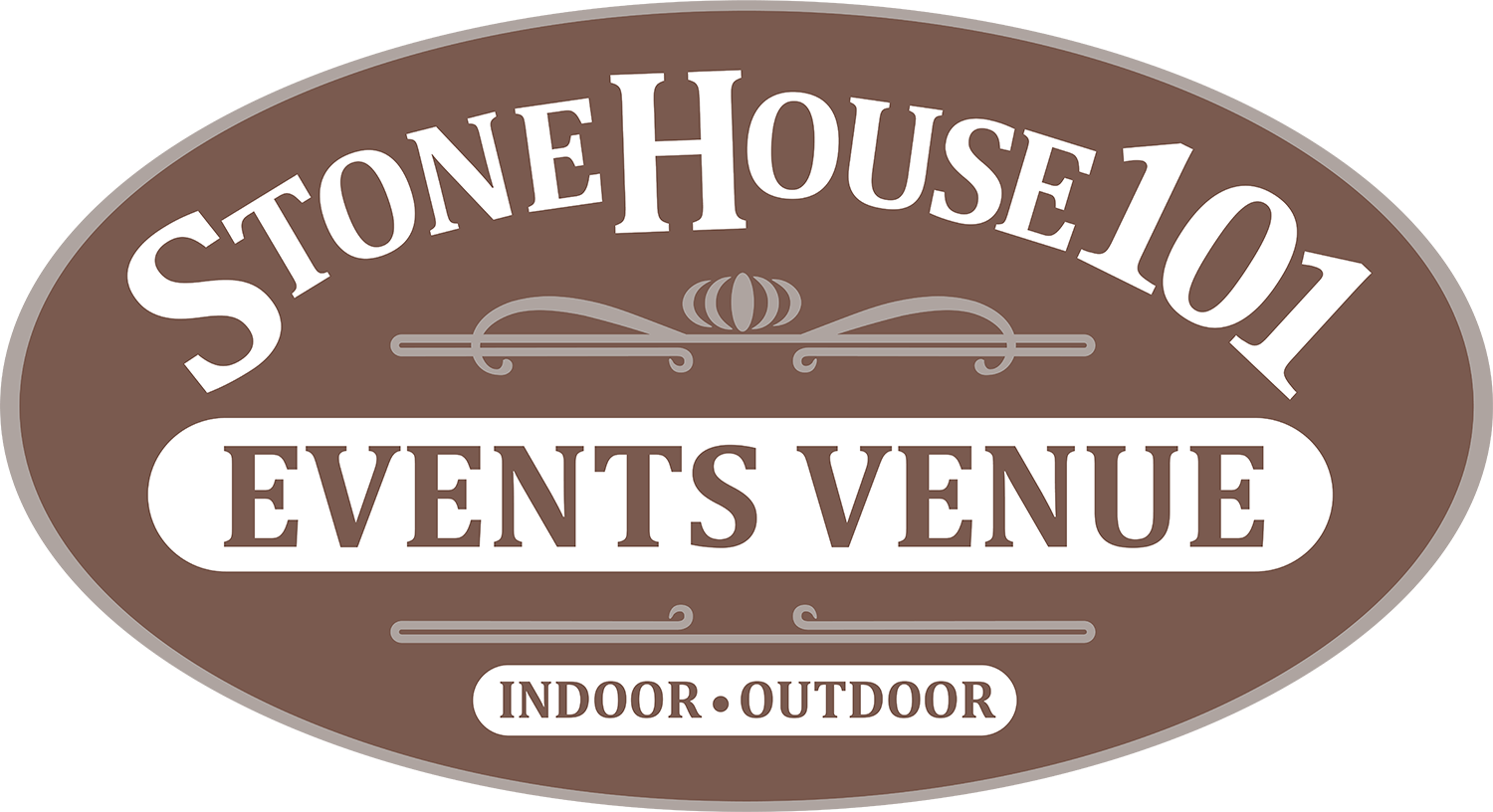 StoneHouse101 Events Venue logo in Roslyn, Washington, hosting weddings, birthdays, celebrations of life, and other events near Cle Elum, Washington.
