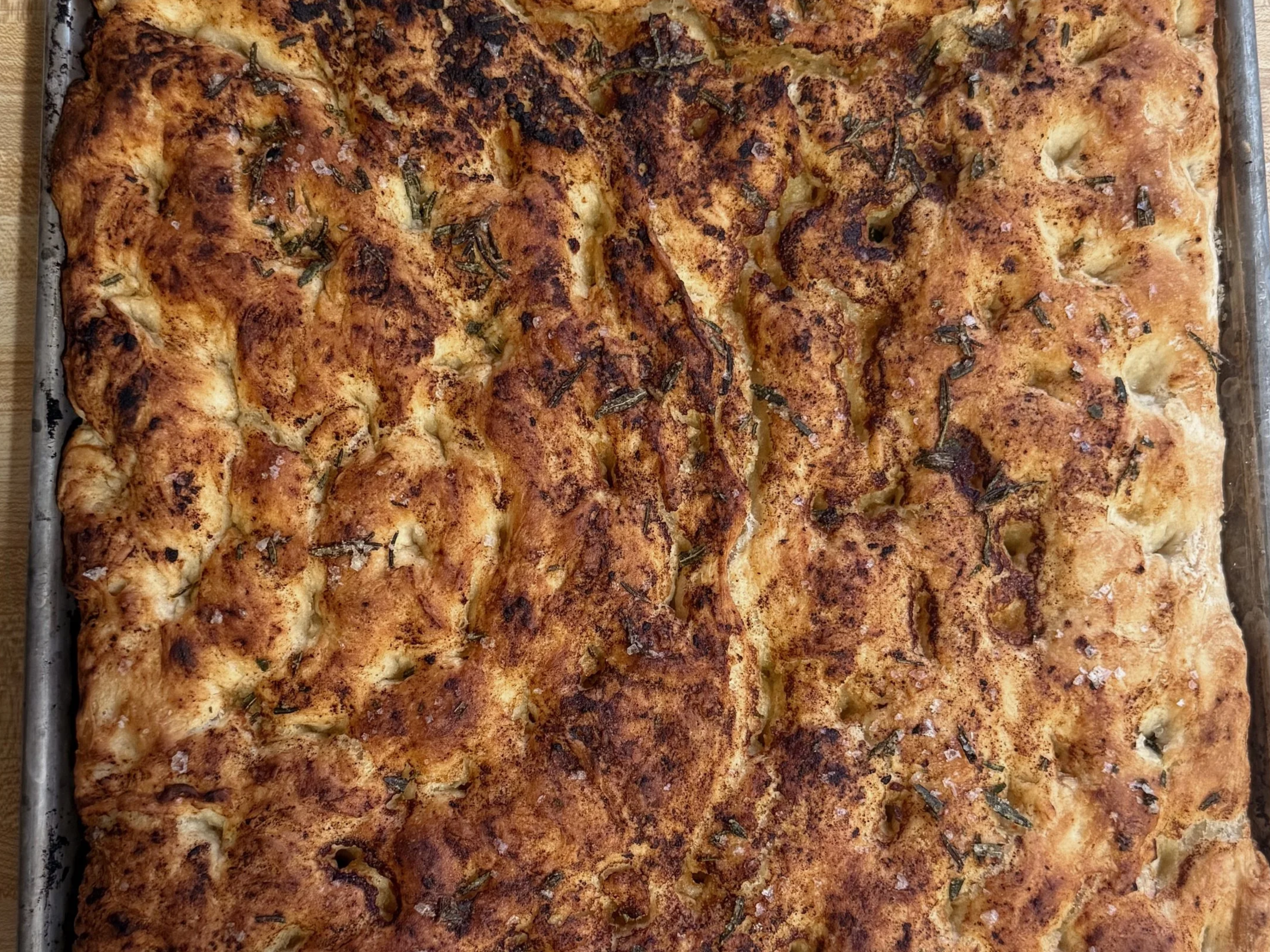 Miso Brown Butter Rosemary Focaccia