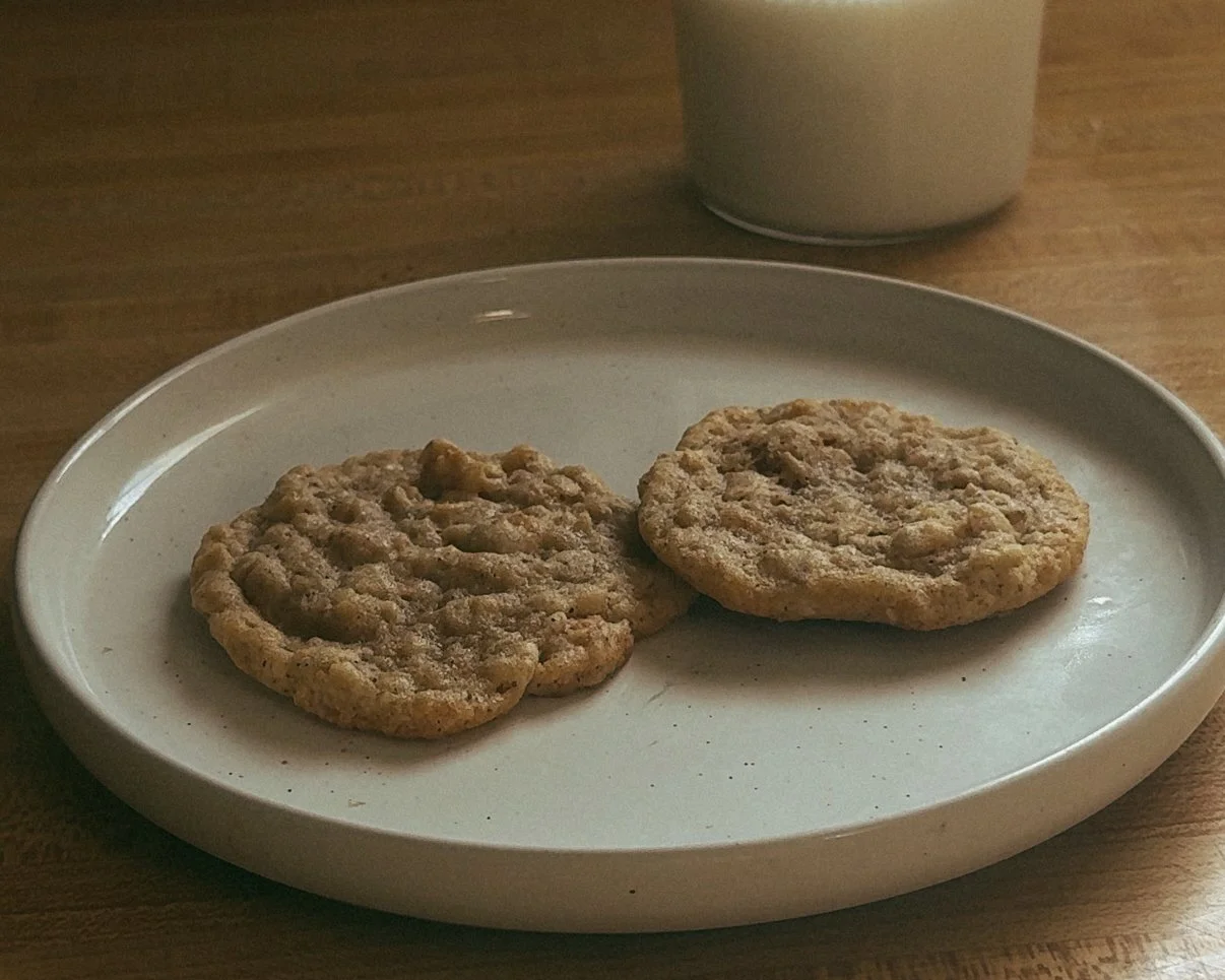 Brown Butter Oatmeal Graham Cracker Cookies