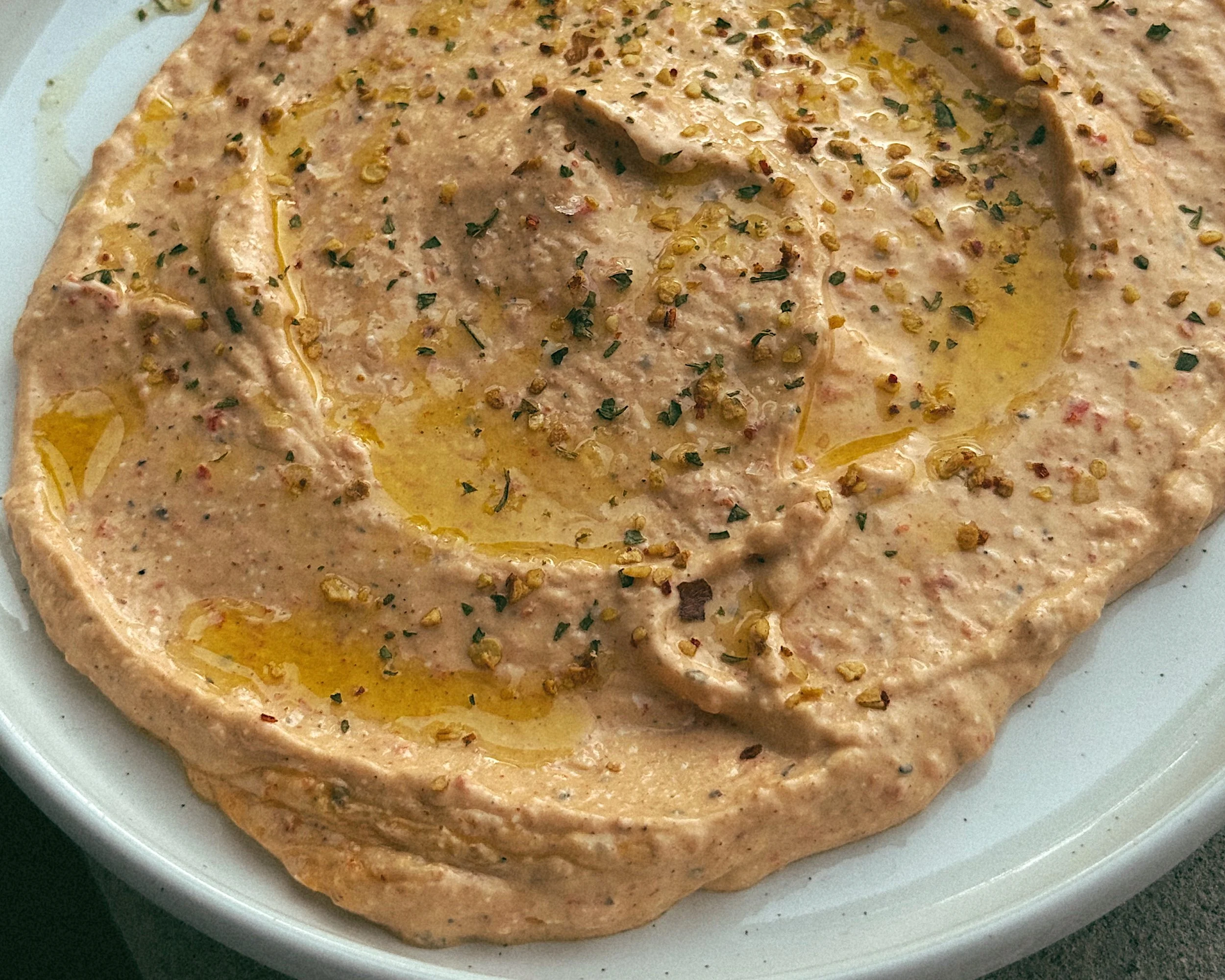 Roasted Red Pepper Feta Dip