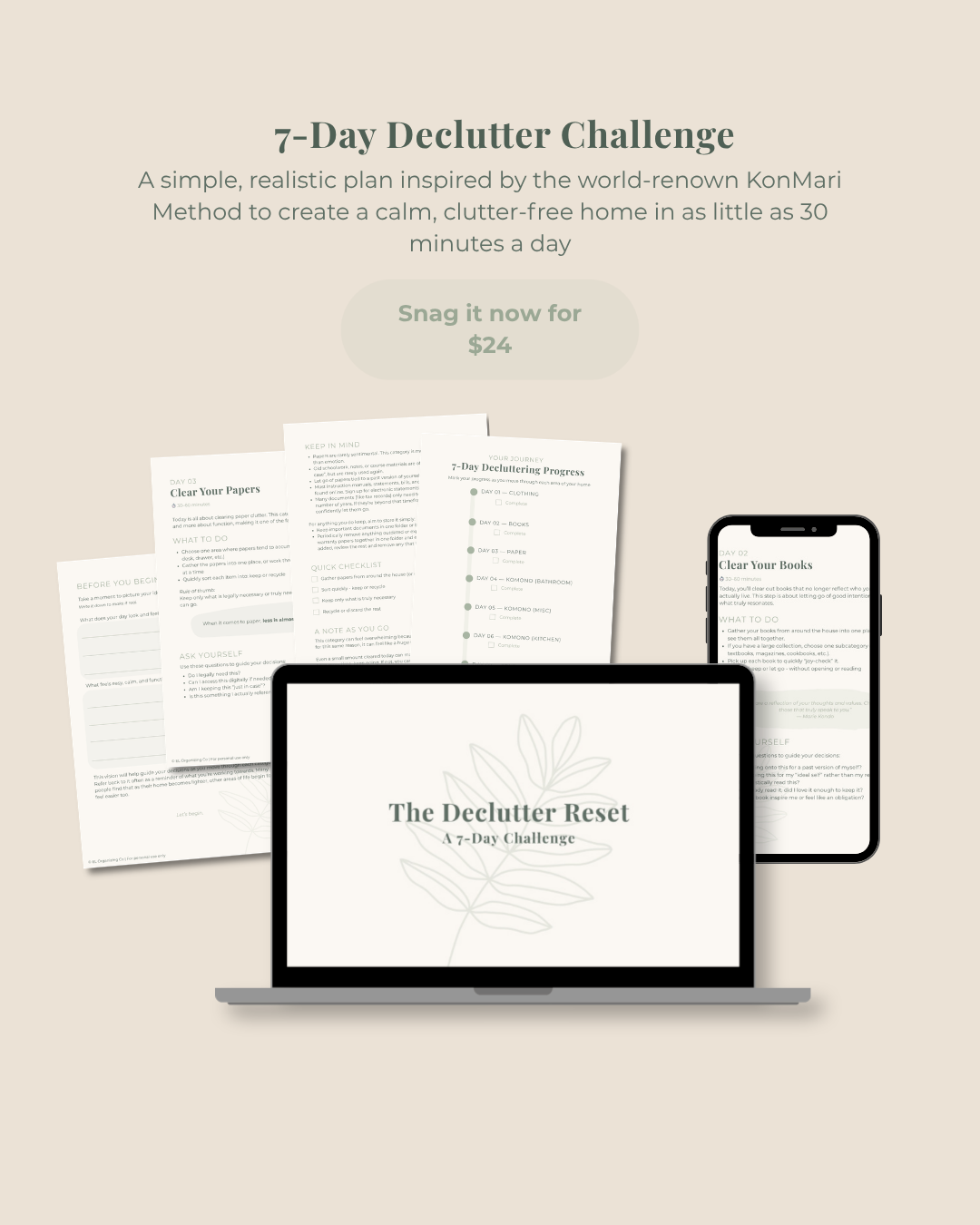 The Declutter Reset: A 7-Day Challenge