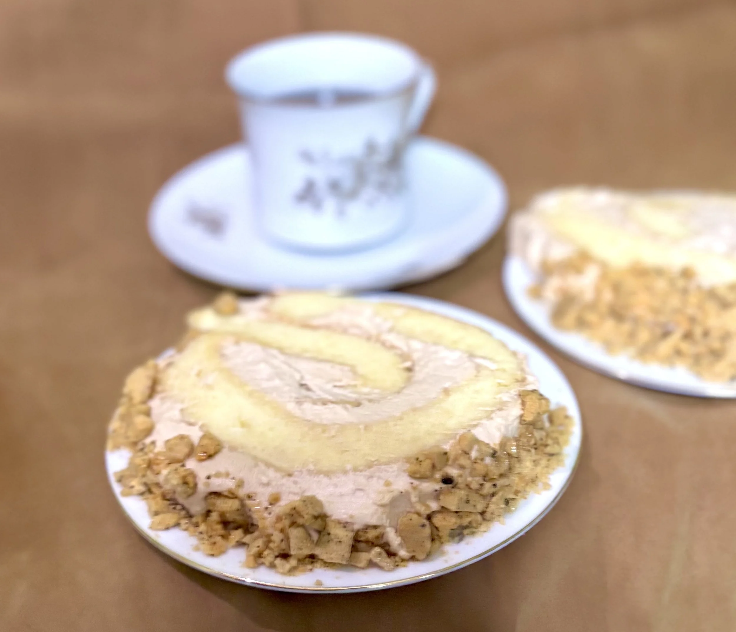 Coffee Crunch Spiral Cake and How Anxiety Steals Our Peace