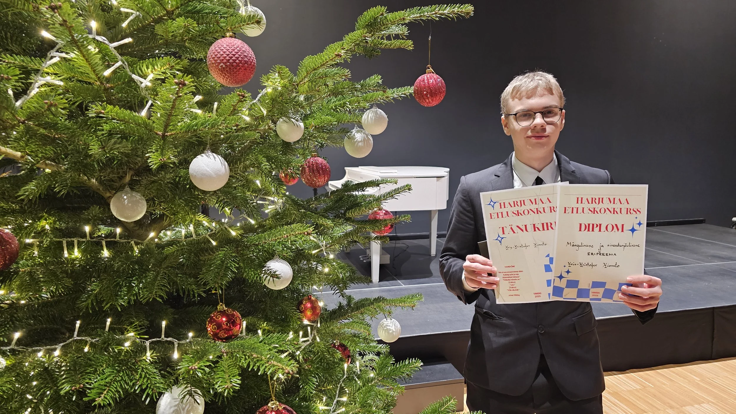 Kris-Kristofer Kimsto esindas Maardu Gümnaasiumi