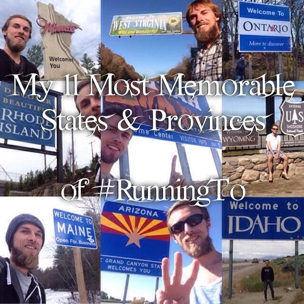 My 11 Most Memorable States & Provinces of #RunningTo