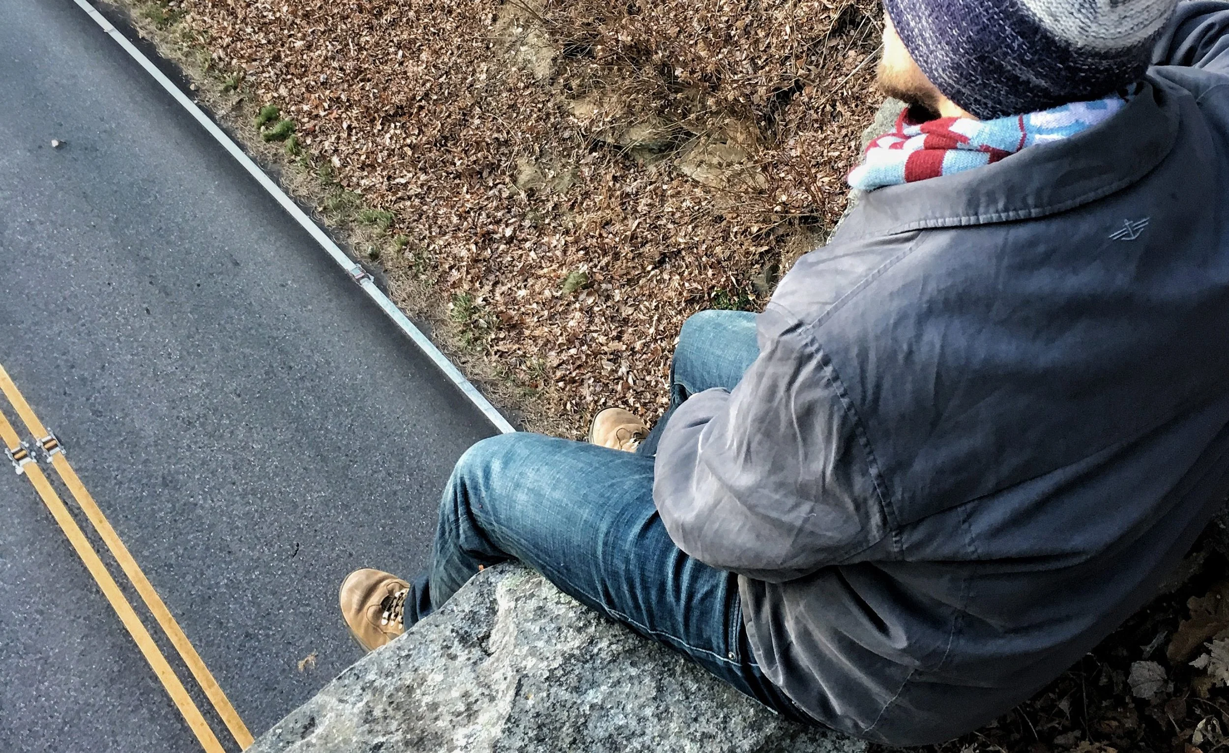 A Broken Record with Yellow Lines