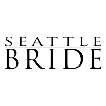 Text logo reading 'Seattle Bride' with 'Seattle' above a line and 'Bride' below.