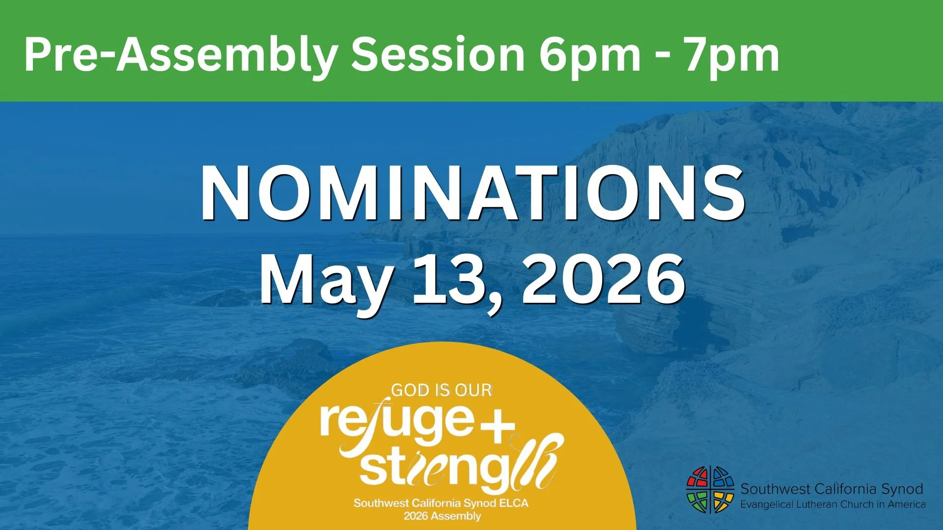 PRE-ASSEMBLY SESSIONS - Nominations 