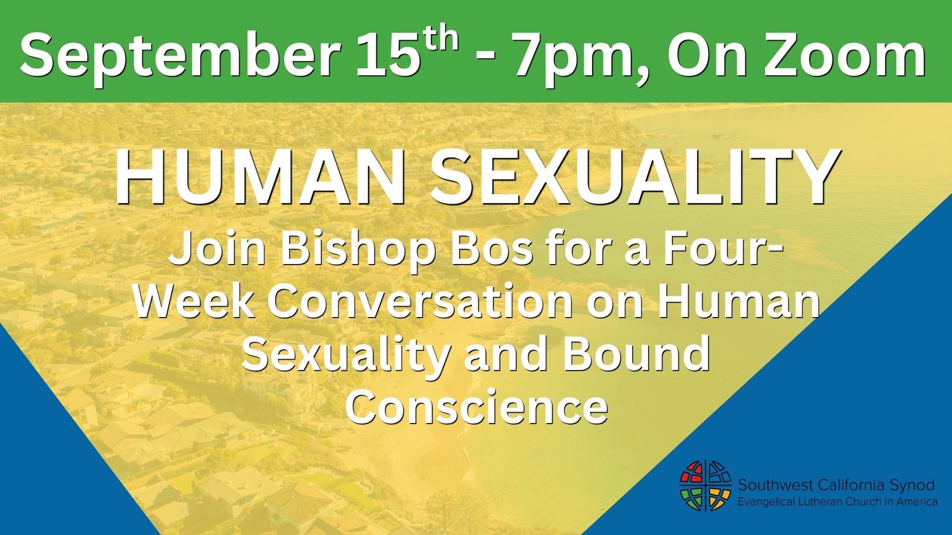 Join Bishop Bos for a Four-Week Conversation on Human Sexuality and Bound Conscience - Session 4, 7pm