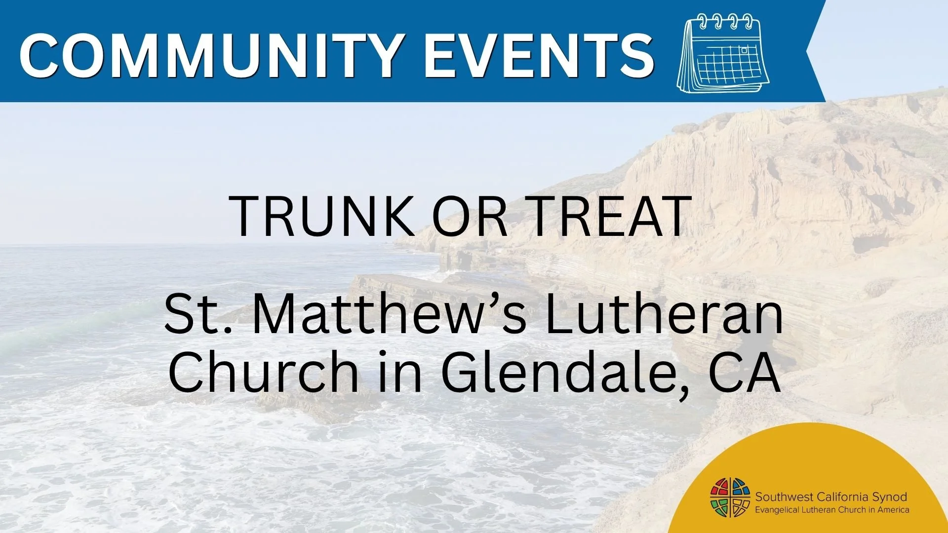Trunk or Treat at St. Matthew’s Lutheran Church