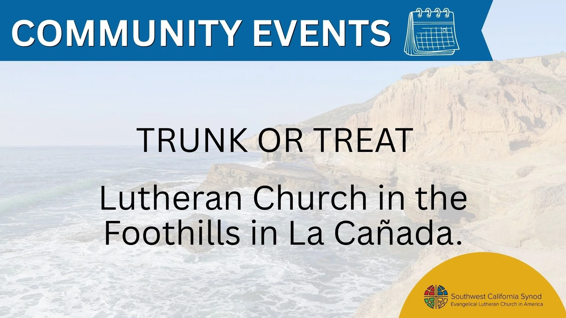 Trunk Or Treat at Lutheran Church in the Foothills
