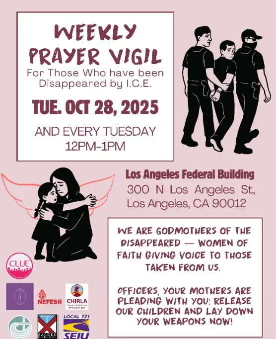 Invitation Reminder: Join Bishop TOMORROW for an All-Lutheran Prayer Vigil with CLUE!