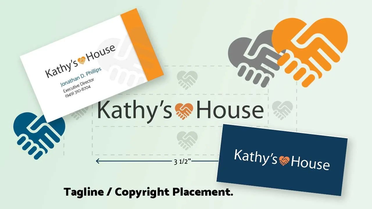 Showing sample logo development