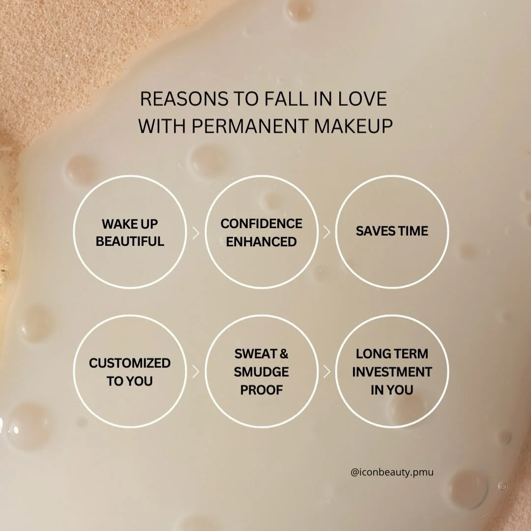 PMU is the beauty hack you&rsquo;ll wish you did sooner:
&bull; Always ready
&bull; Always glowing
&bull; Always you, but enhanced 💕

Fall in love with the magic of permanent makeup💋
Book your appointment: www.iconbeautypmu.com (link in bio)

 #Van