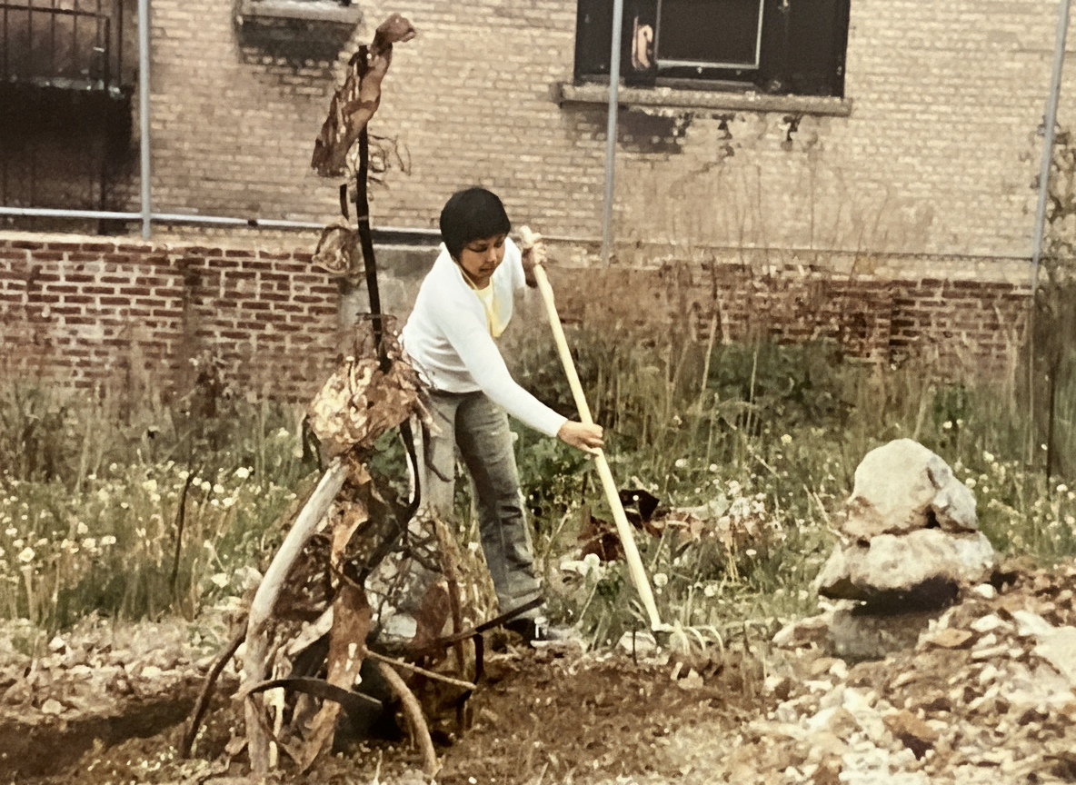 CLEARING THE EMPTY LOT AT 96th STREET