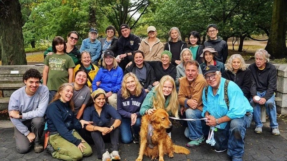 Members and volunteers at the annual fall work day 2025