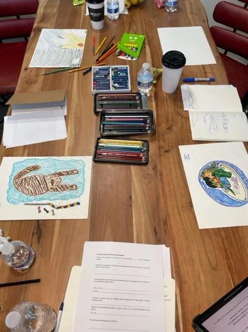 Inner mothering group therapy session