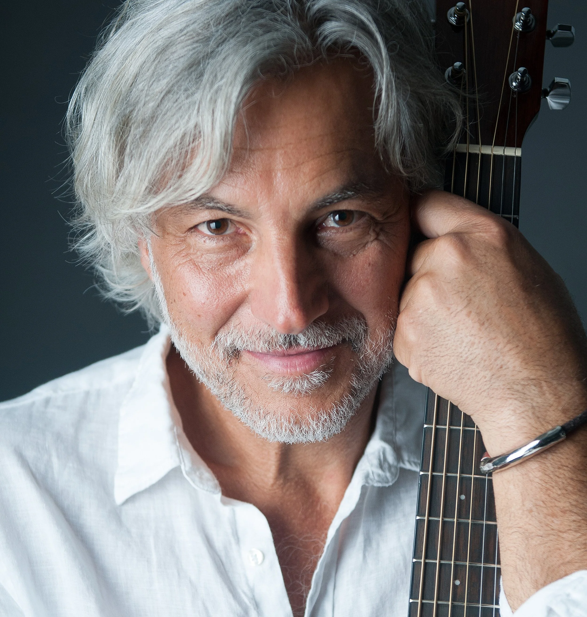Portrait of Chris Spheeris, composer and multi-instrumentalist