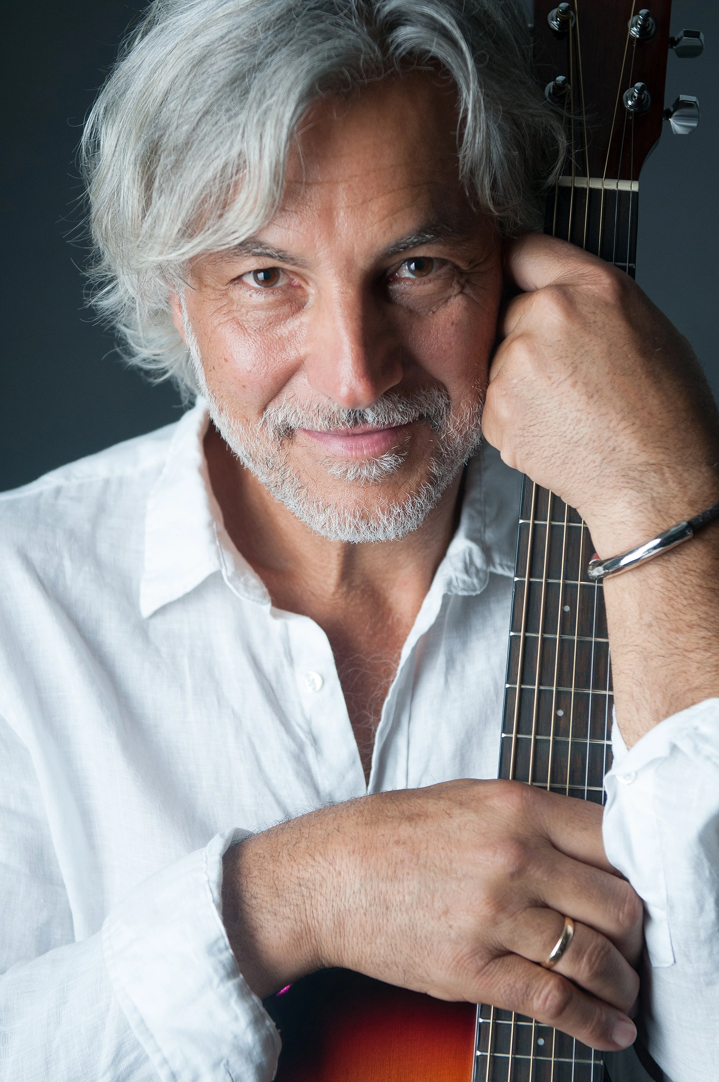 Portrait of Chris Spheeris, composer and multi-instrumentalist