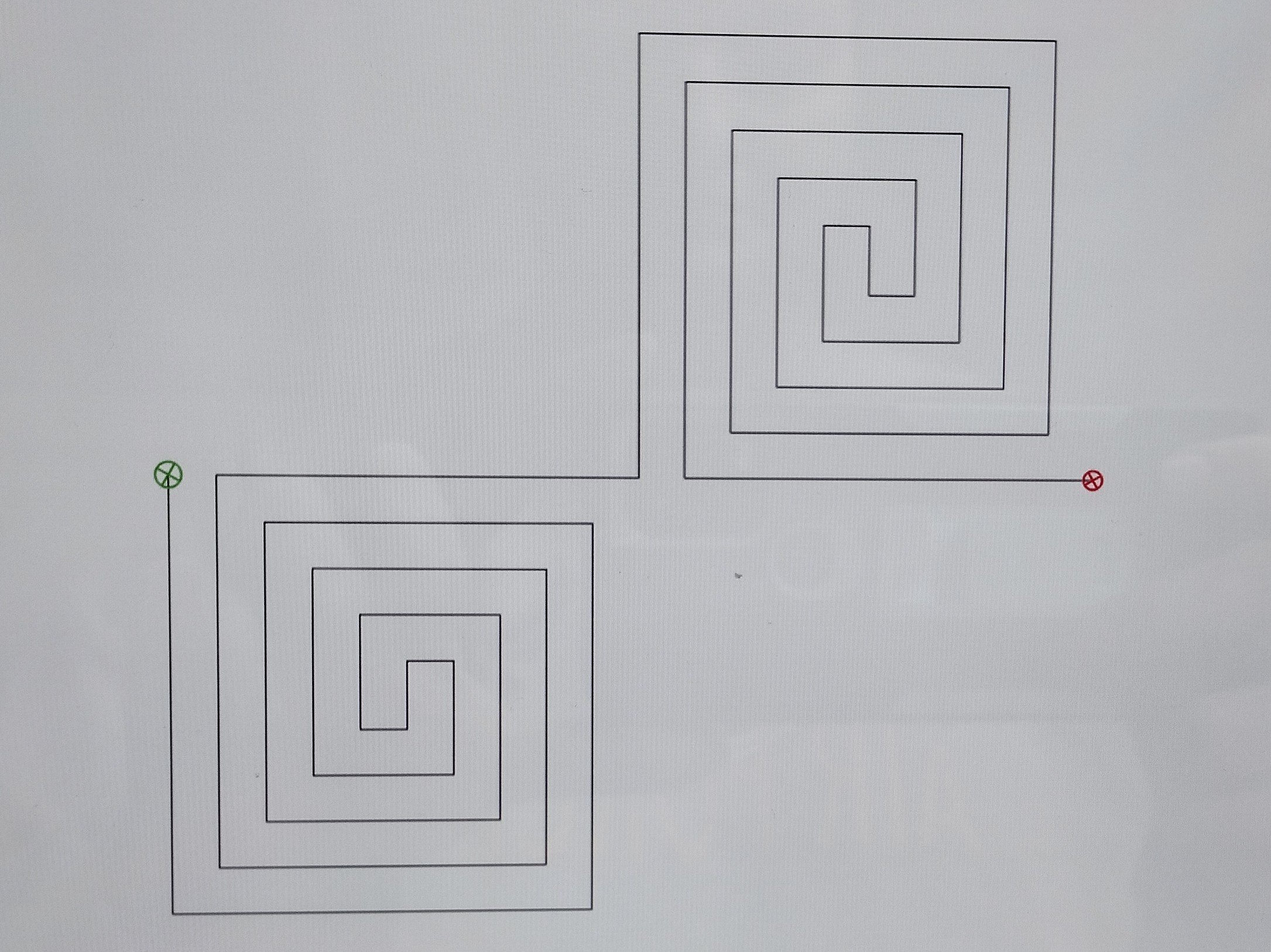 Quilting Patterns - PS Designs - Continuous Lines - Greek Squared