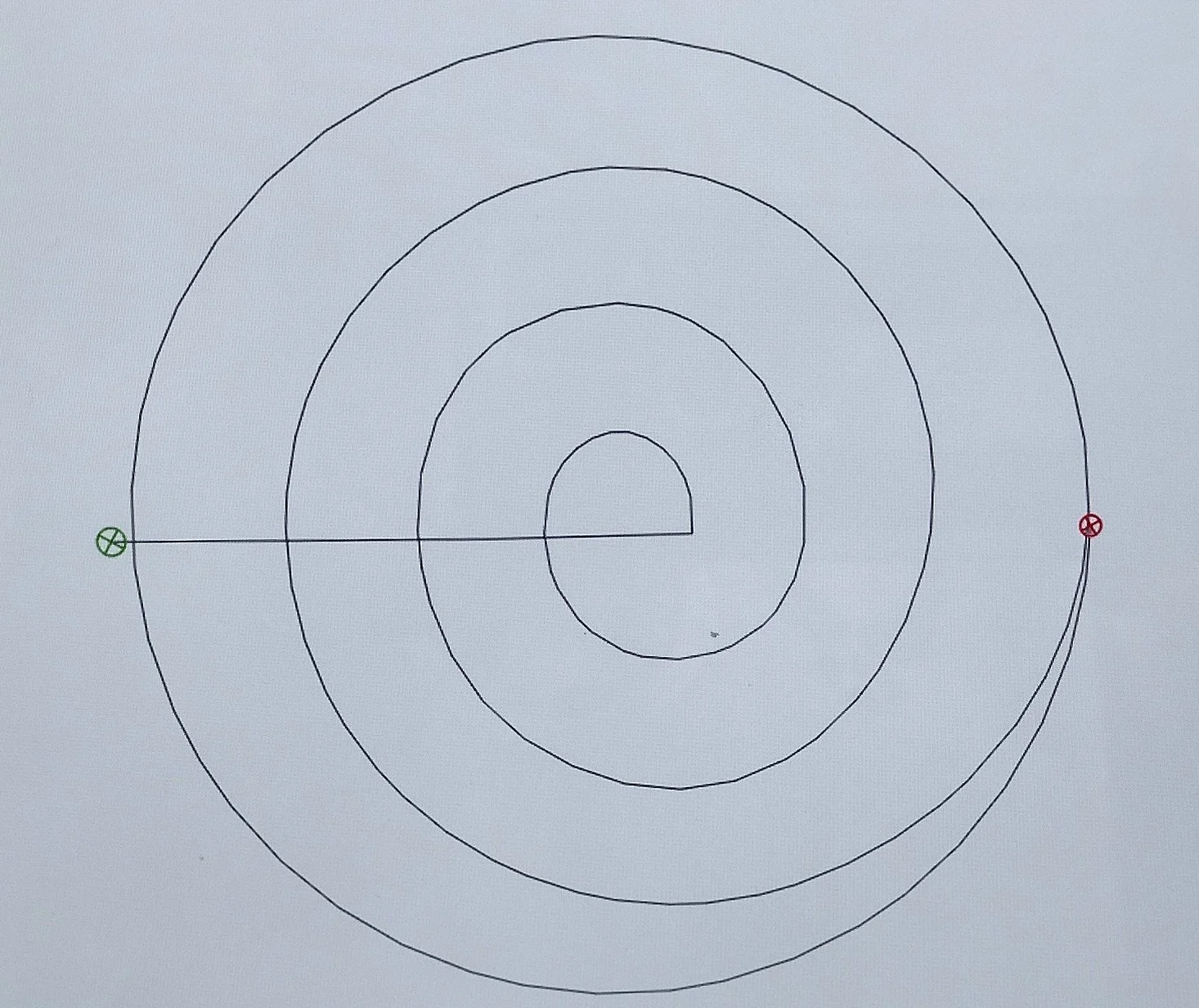 Quilting Patterns - PS Designs - Continuous Lines - Spiral Continuous