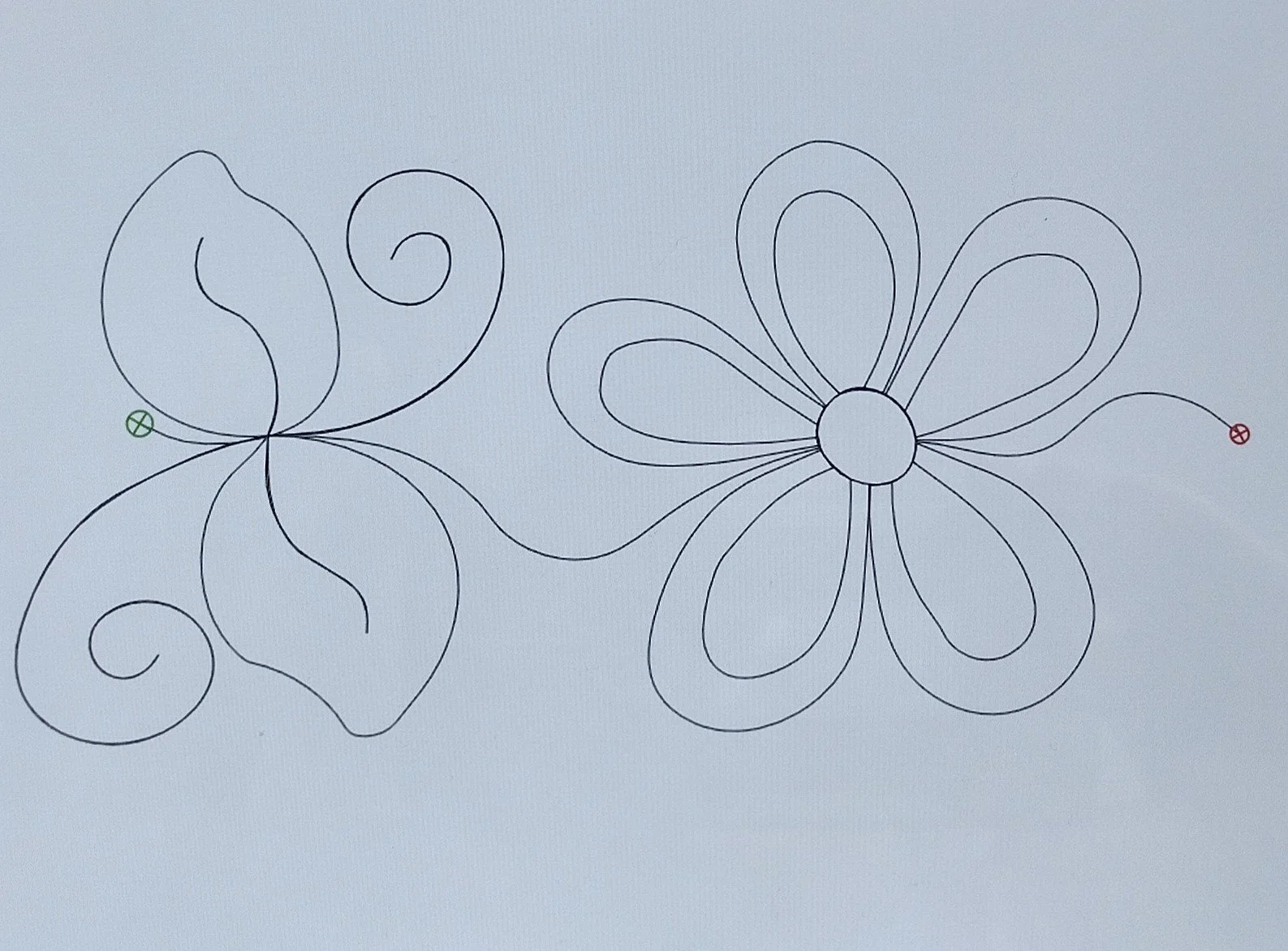 Quilting Patterns - PS Designs - Continuous Lines - Audree