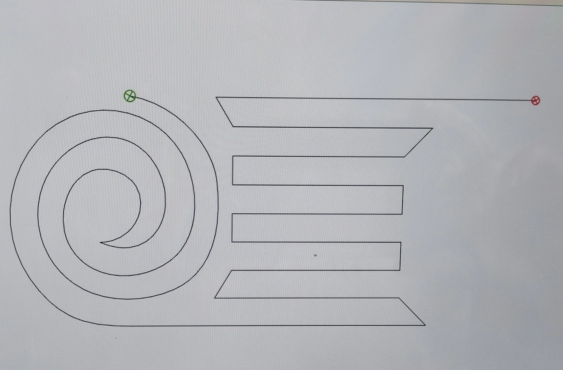 Quilting Patterns - PS Designs - Continuous Lines - Snail Crawl