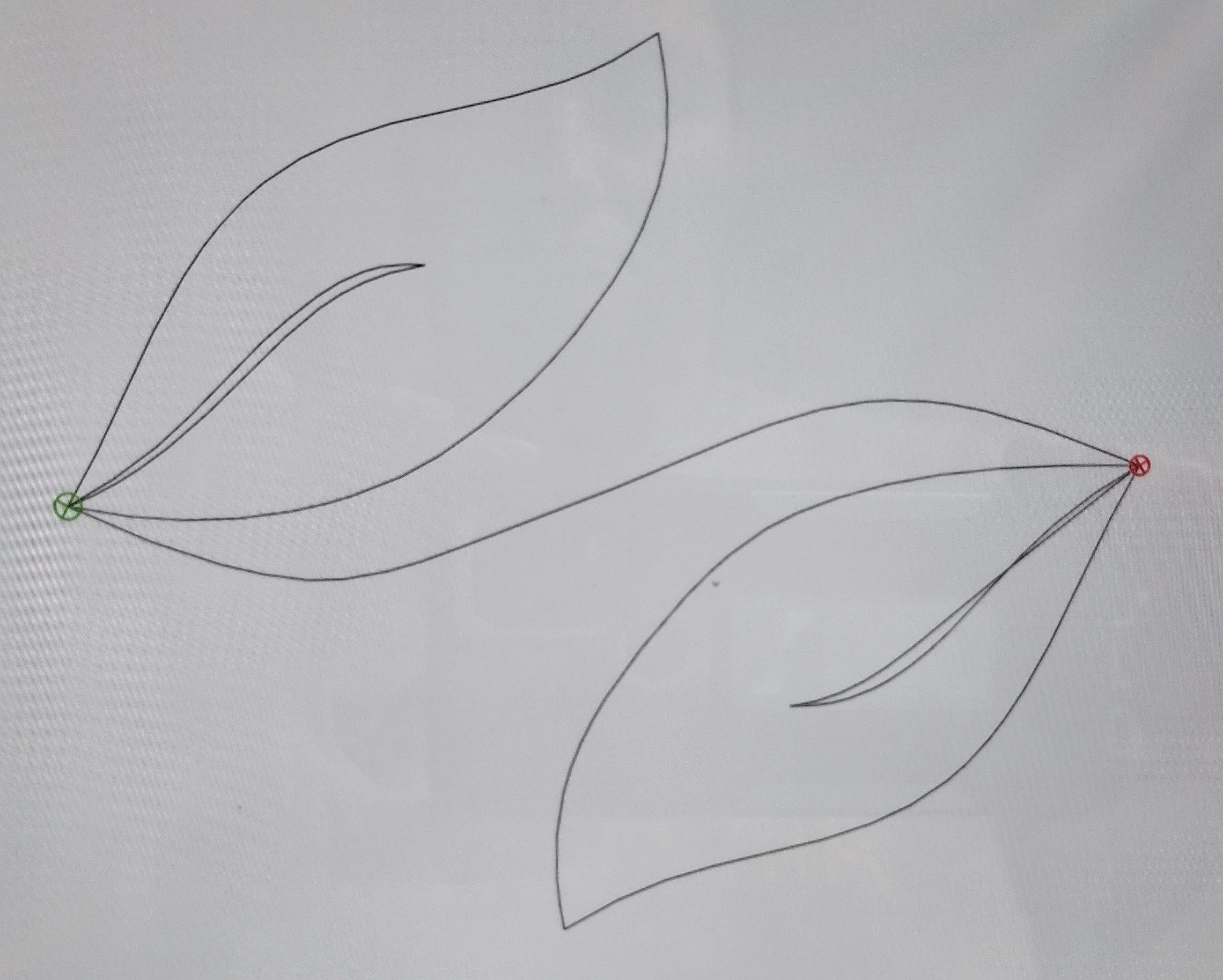 Quilting Patterns - PS Designs - Continuous Lines - Leaf Border 2