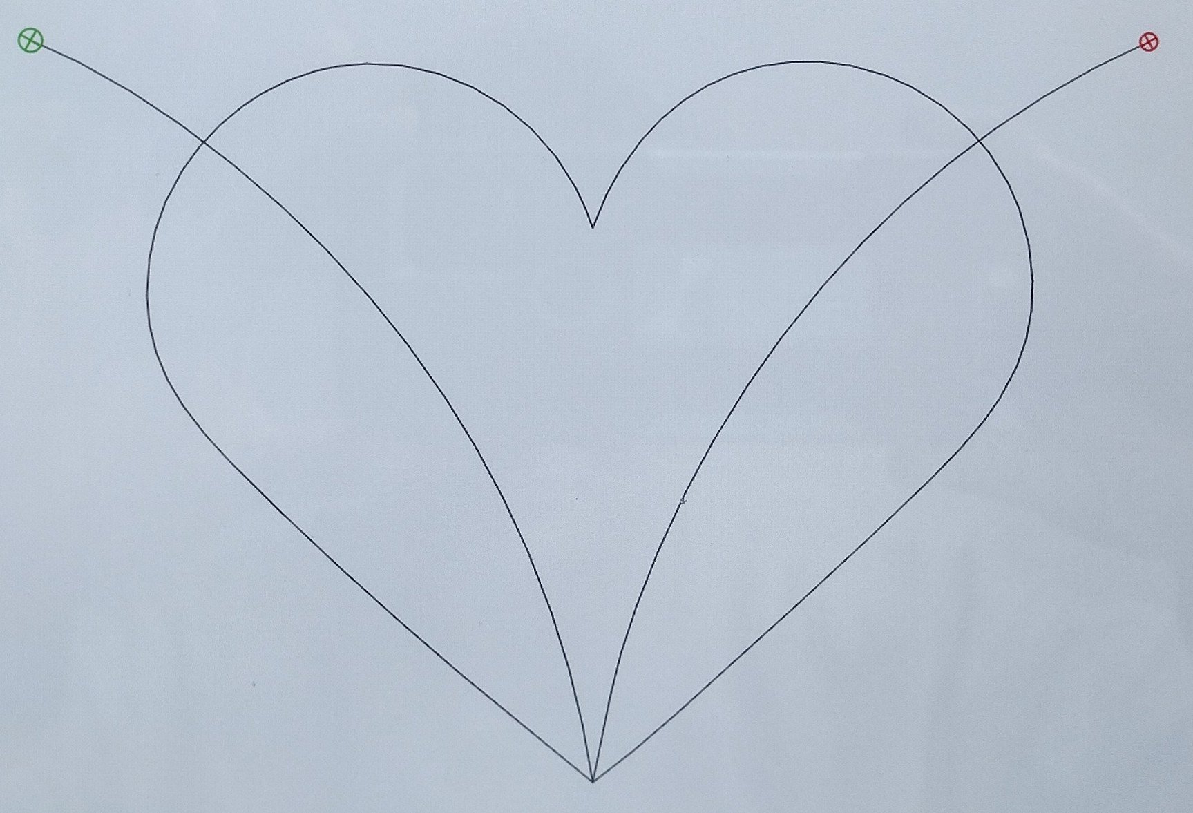 Quilting Patterns - PS Designs - Continuous Lines - Heart Border 3