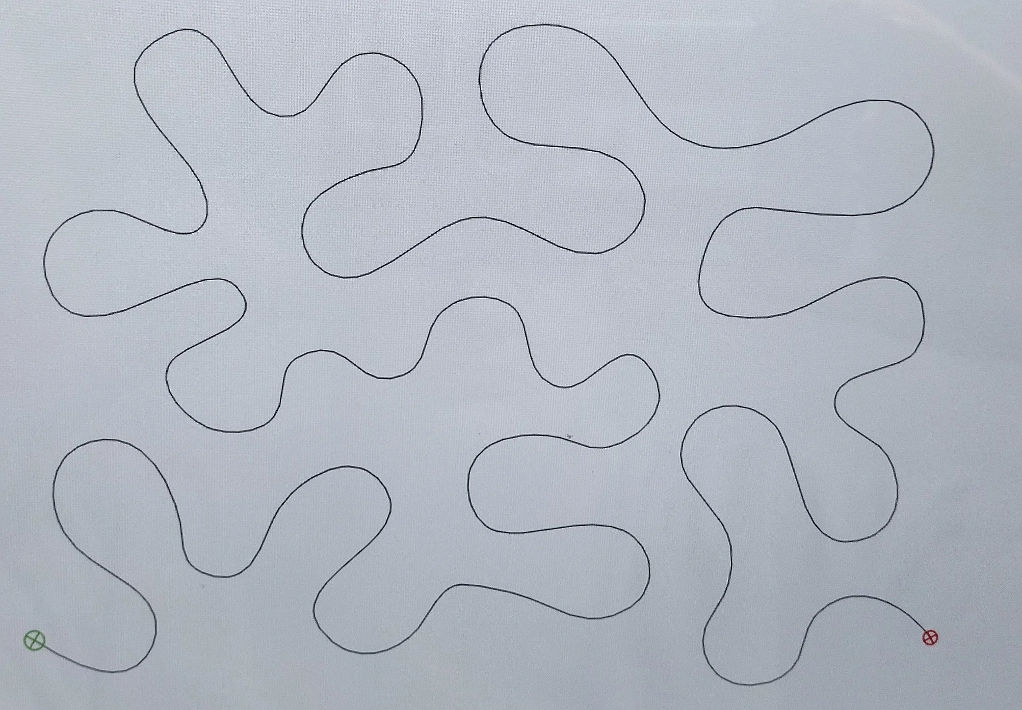 Quilting Patterns - PS Designs - Continuous Lines - Stipple